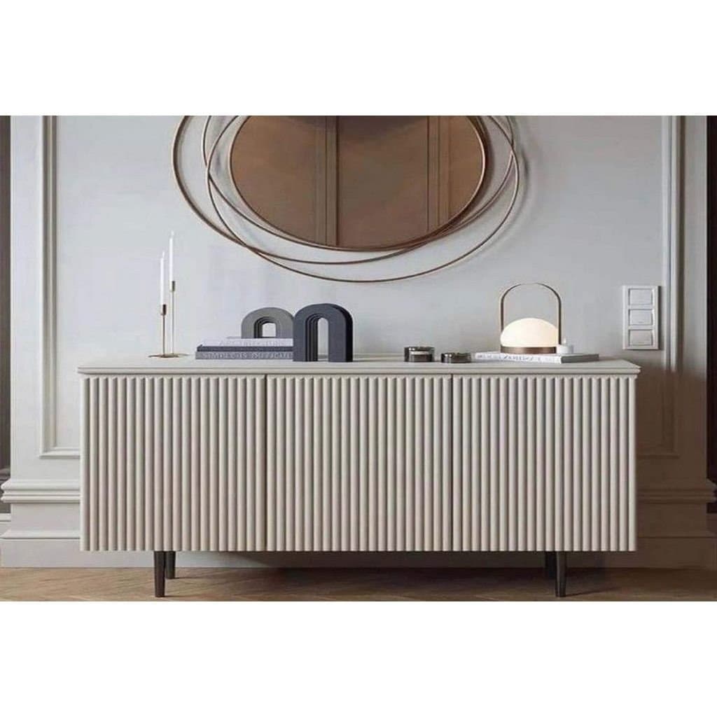 Beige wooden buffet - 160×40×90 cm