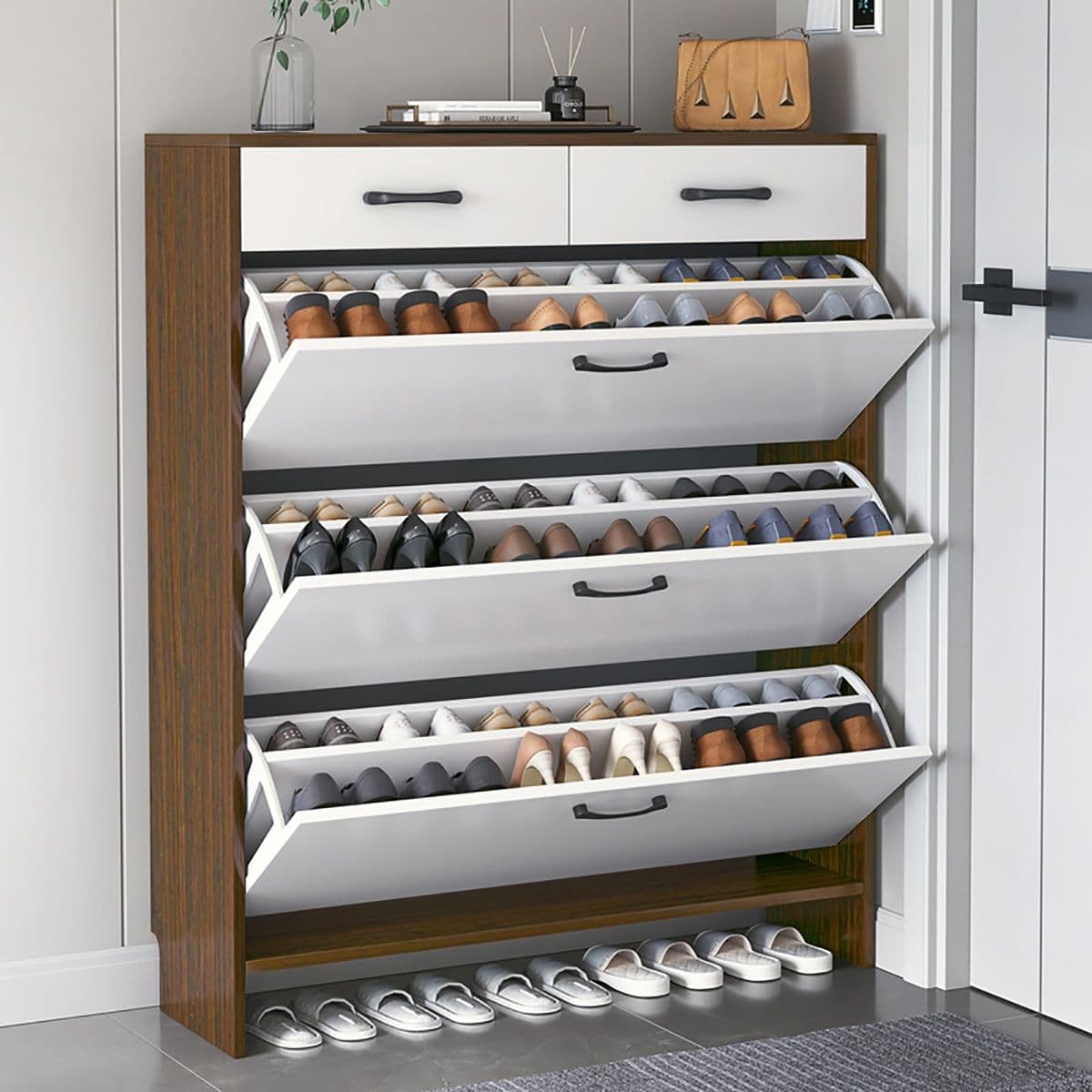 Slim Shoe Cabinet